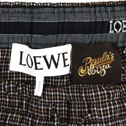 Loewe Paula's Ibiza Loewe Paula's Ibiza 25ss Micro Check Cotton Linen Draw String
