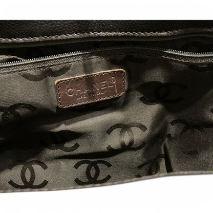 Chanel ⑤ 7065534 2001's Caviar Skin 2wayleather Bag Ladies Brown -