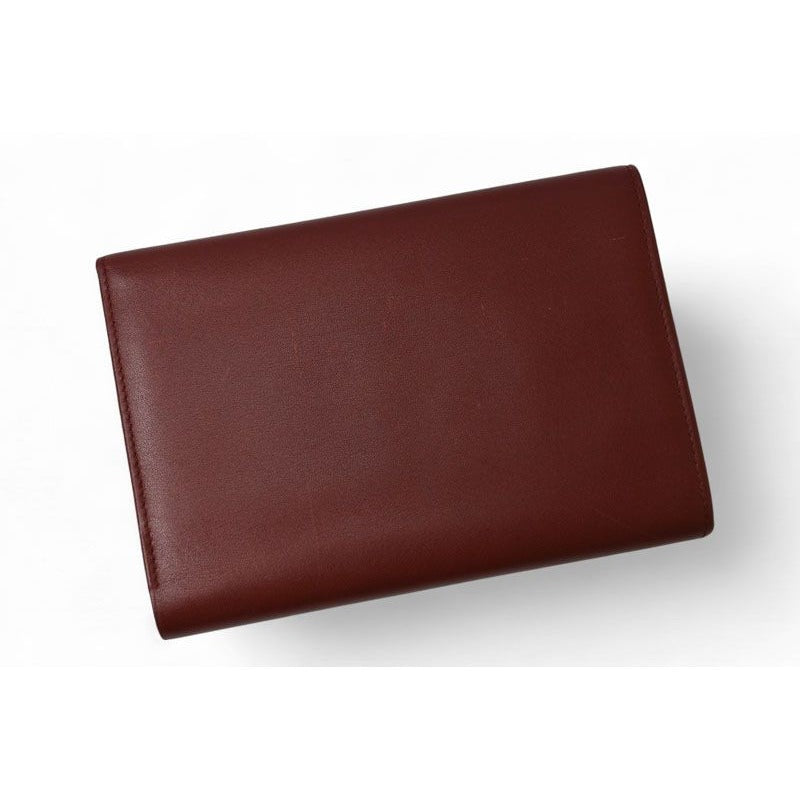 Cartier Folded Wallet Trifold Vintage Must de Cartier Bordeaux — view 5