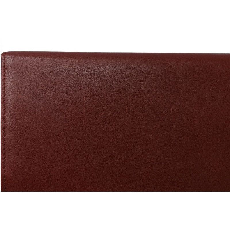 Cartier Folded Wallet Trifold Vintage Must de Cartier Bordeaux — view 6