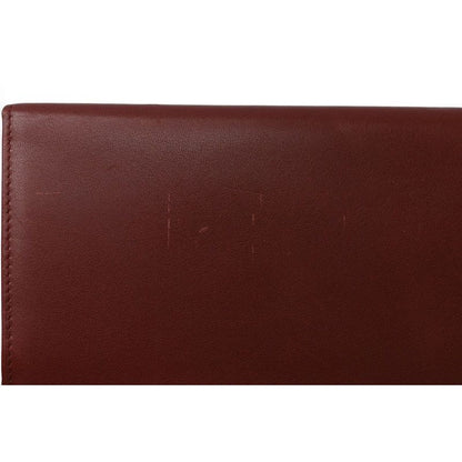 Cartier Folded Wallet Trifold Vintage Must de Cartier Bordeaux — view 6