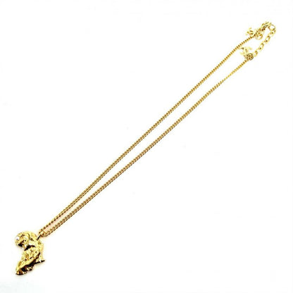 Chanel Necklace Ladies Africa Continent Pendant Accessories With Adjuster Coco