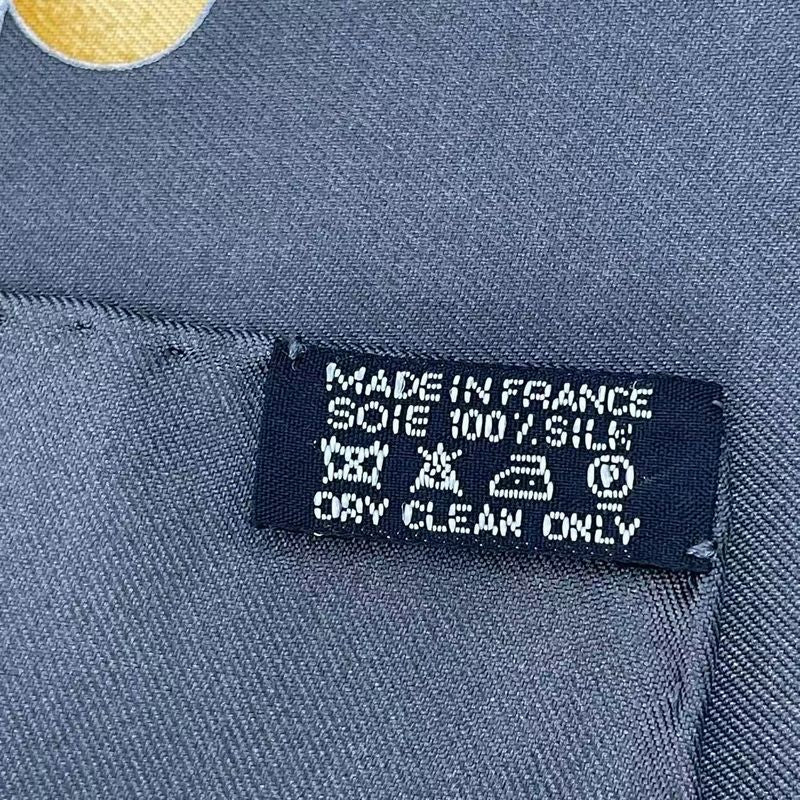 Hermes Scarf Silk Carre 90 Music Of The Spheres La Musique Des Spheres Black