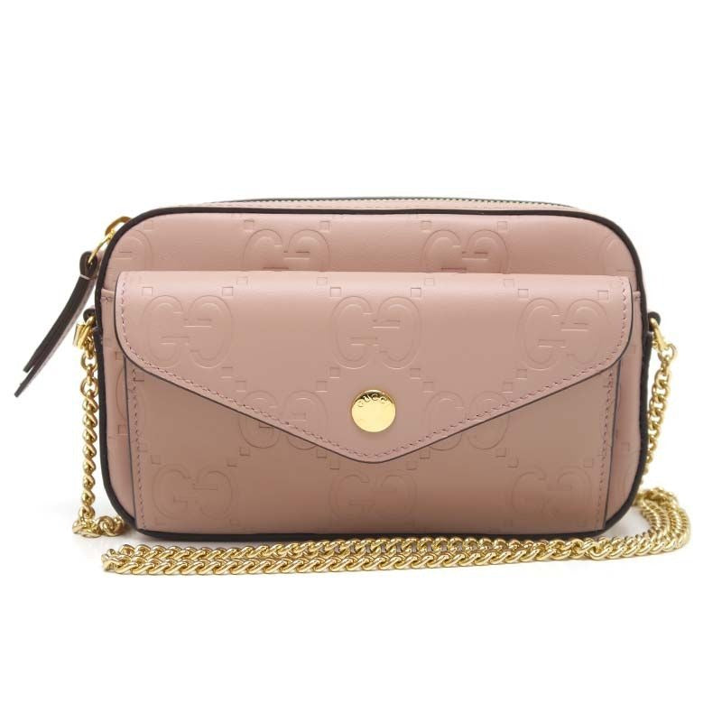 Gucci GG Mini Shoulder Bag Pink Crossbody