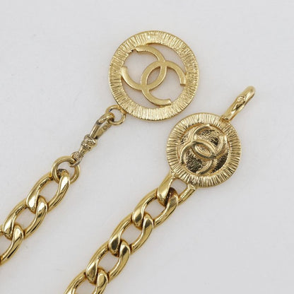 Chanel Chain Belt Coco Mark Vintage Gold Plated Ladies Belt