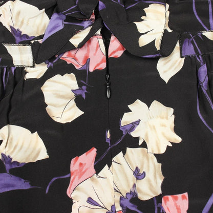 Prada Dress Silk Black 42 Multicolor — view 5
