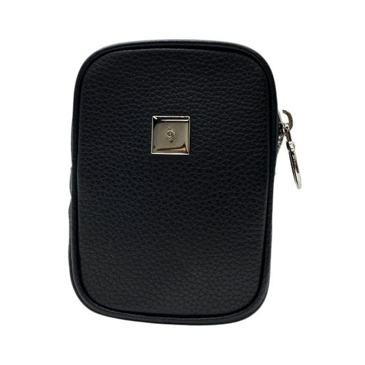 Christian Dior Pouch Small Bag Coin Case Leather Logo Black