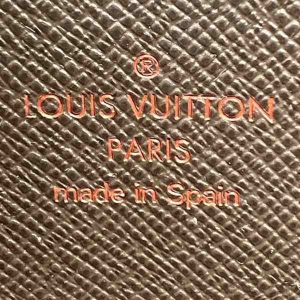 Louis Vuitton Damier Ebène Zippy Wallet N60015 Long Wallet Unisex