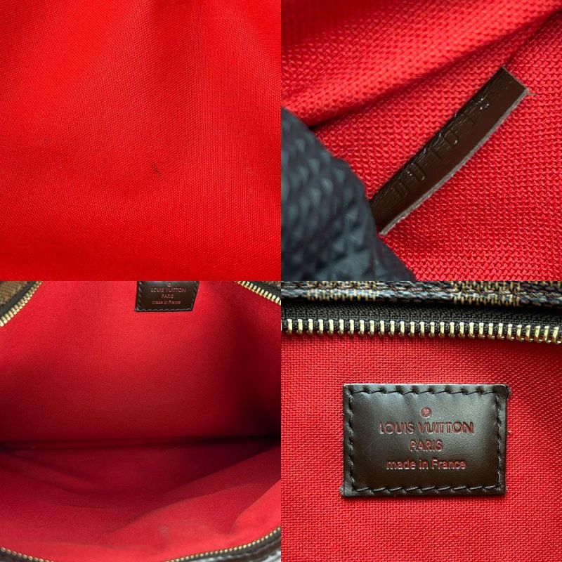 Louis Vuitton Shoulder Bag Bloomsbury GM N42250 Damier Ebène Brown Gold