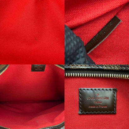 Louis Vuitton Shoulder Bag Bloomsbury GM N42250 Damier Ebène Brown Gold