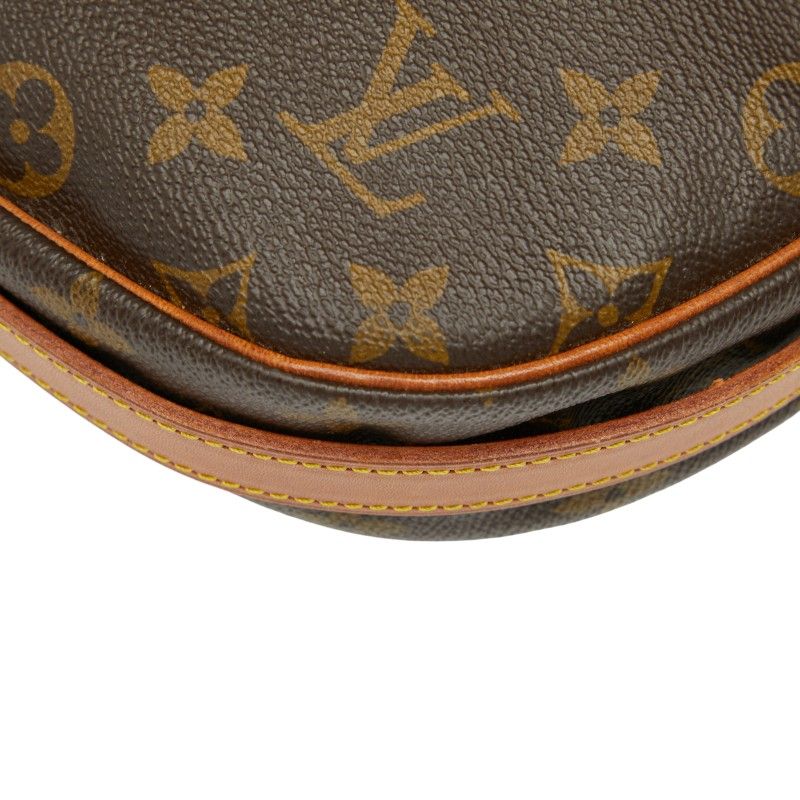 Louis Vuitton Monogram Genefeuille MM Crossbody Shoulder Bag M51226 Brown PVC