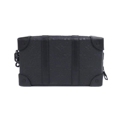 Louis Vuitton Taurillon Monogram Soft Trunk Wallet Shoulder Bag Black — view 2