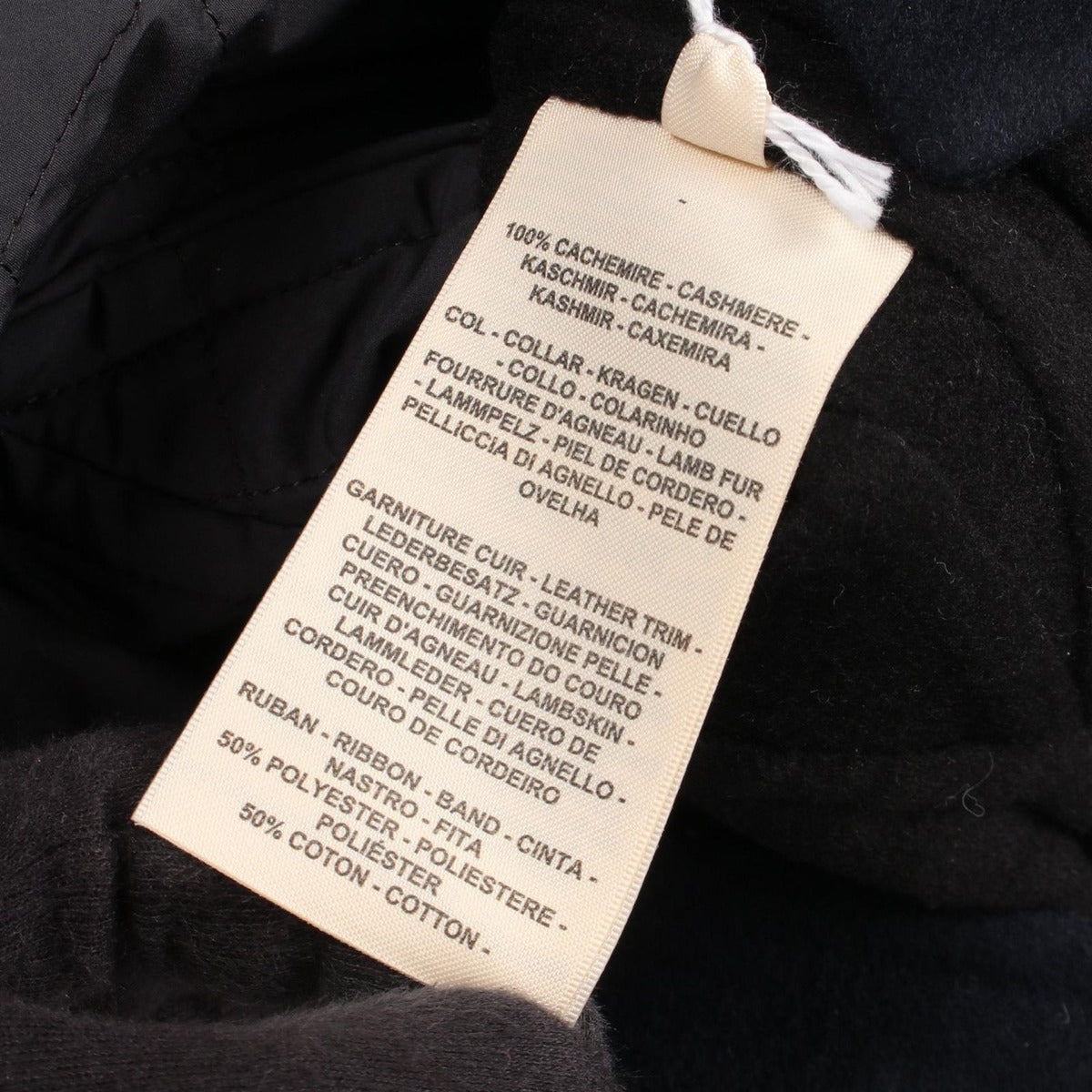 Hermes Short Modular Black Navy Cashmere Double Face Jacket & — view 5