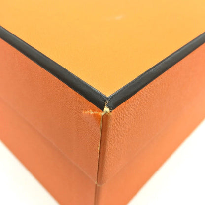 Hermes H Logo Cowhide Calf Classic Black Low Cut Sneakers Women's Black Size