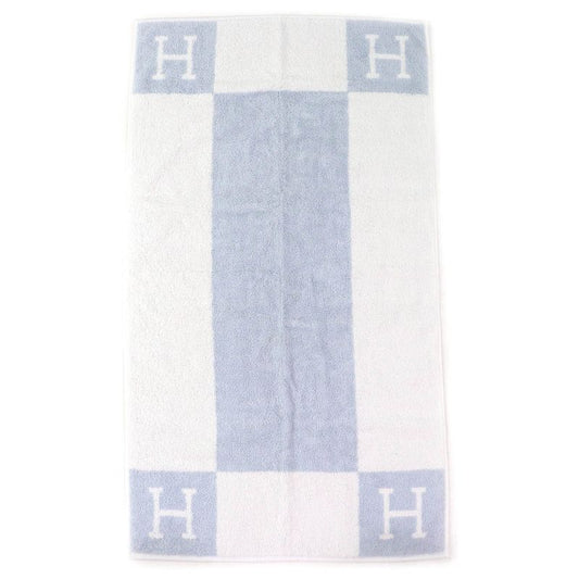 Hermes 102193m Avalon 100% Cotton Baby Bath Towel Baby Blanket Light Blue With