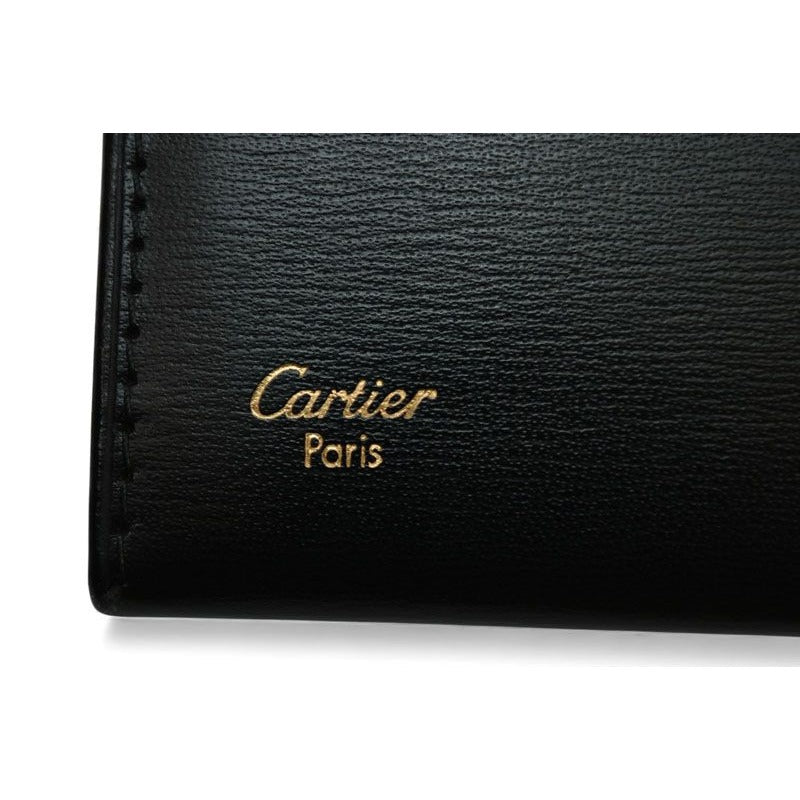 Cartier Card Case Business Holder Pass Pasha Calf — view 6