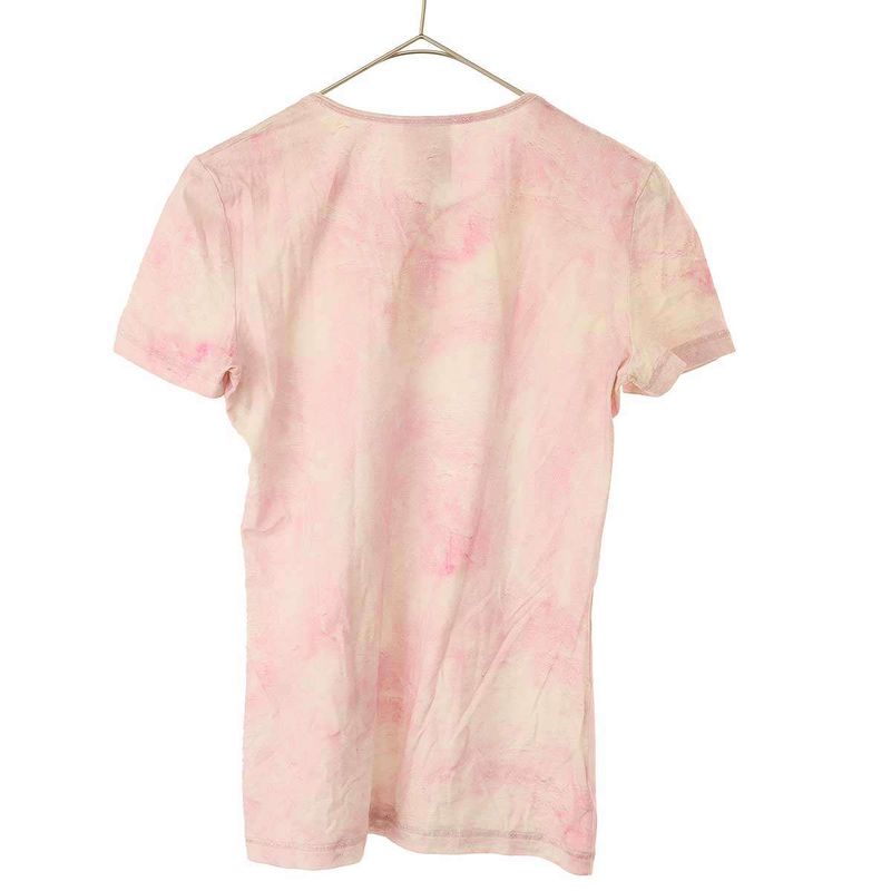 Chanel 2009ss Coco Mark Tie Dye Print Stretch T-Shirt P34611k02001 Pink 38