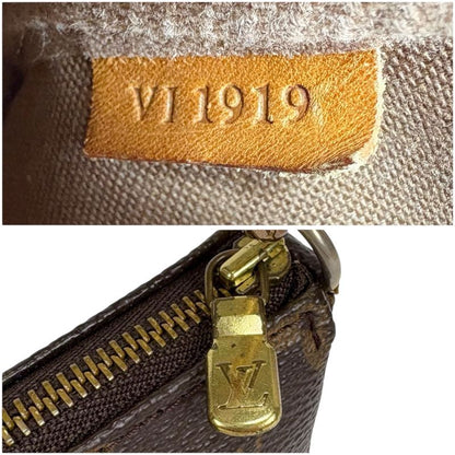 Louis Vuitton Accessoire Pochette Monogram Leather Accessory Pouch Mini Handbag