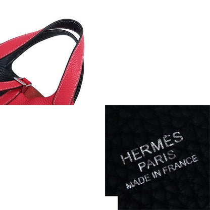 Hermes Picotin Lock Kazak PM Blue Nuit Rose Taurillon Clemence Handbag — view 6