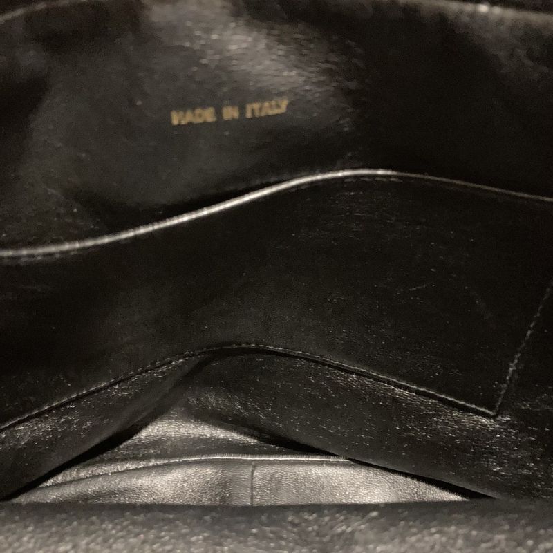 Chanel ⑤ Coco Mark Lamb Leather Shoulder Bag With Tassel Charm Ladies Black