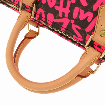 Louis Vuitton Speedy 30 Monogram Graffiti Fuchsia M93704 Handbag LV 1532 Louis