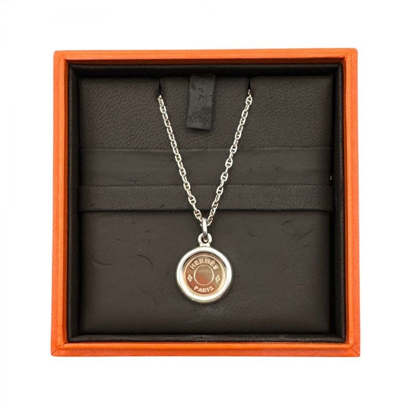 Hermes Serie Necklace Pendant Choker 750 925 Gold Silver Mini Chaine D'ancre