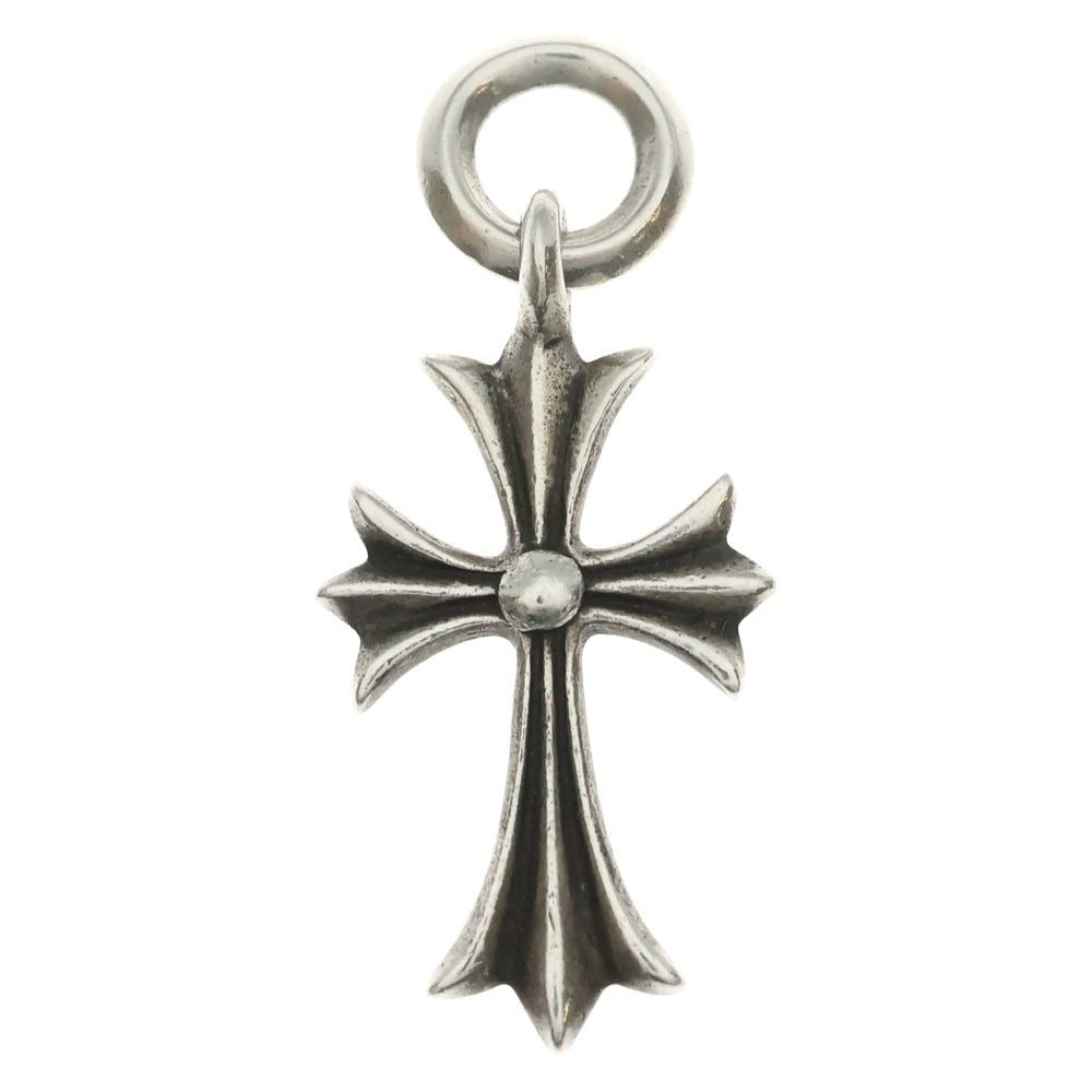 Chrome Hearts Tiny CH Cross Charm Necklace Top Silver