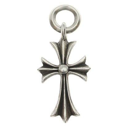 Chrome Hearts Tiny CH Cross Charm Necklace Top Silver