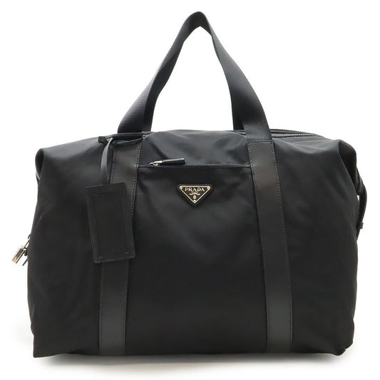 Prada Triangle Logo Boston Bag Travel Bag Travel Cabasn Large Tote Nylon