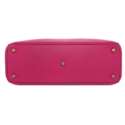 Christian DIOR Lady Dior 2WAY Handbag Calf Women Pink Leather Strap Crossbody