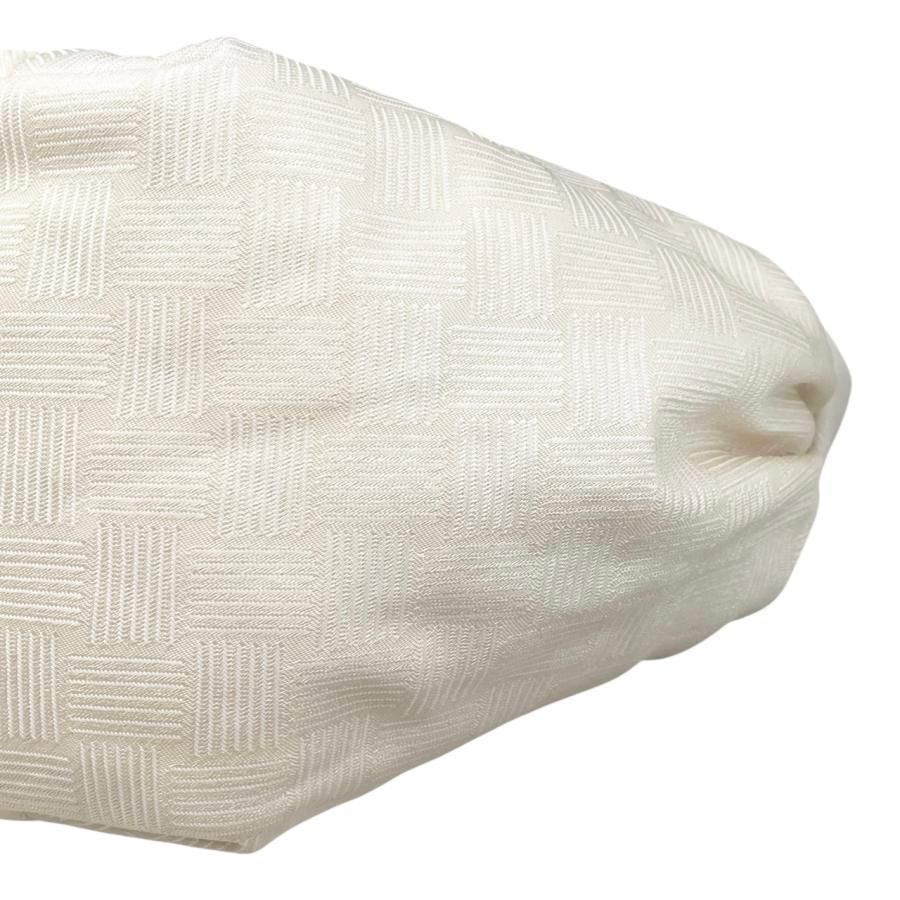 Bottega Veneta Handbag Double Knot 629635 Ivory White Silver Hardware Bottega