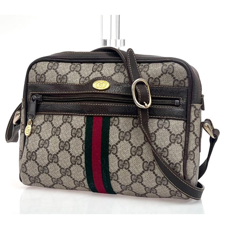 Gucci Shoulder Bag GG Sherry Leather 38 Fa142