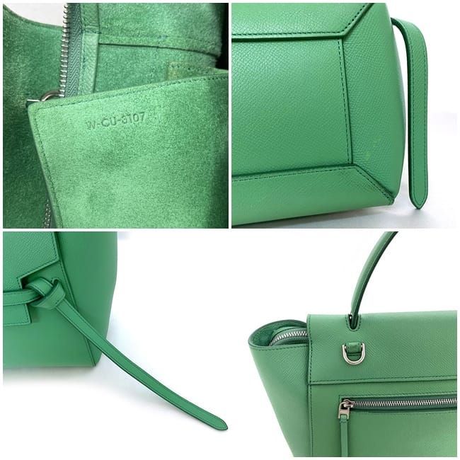 Celine 2 Way Bag Belt Bag Green 189153 Excellent Condition