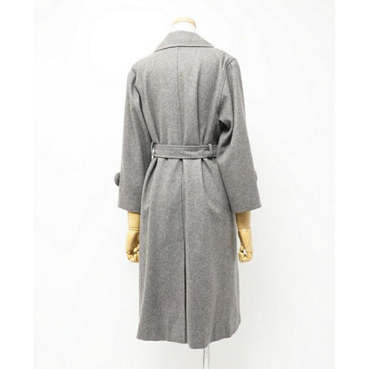 Celine Vintage Stainless Steel Collar Coat Belted Long Logo Buttons — view 2