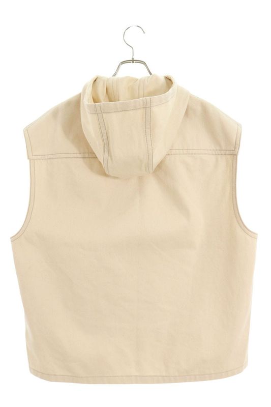 Prada Geb220 Triangle Plate Hooded Vest Men's M