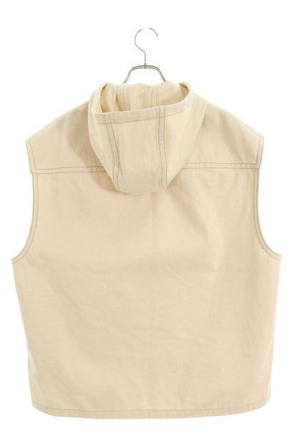 Prada Geb220 Triangle Plate Hooded Vest Men's M