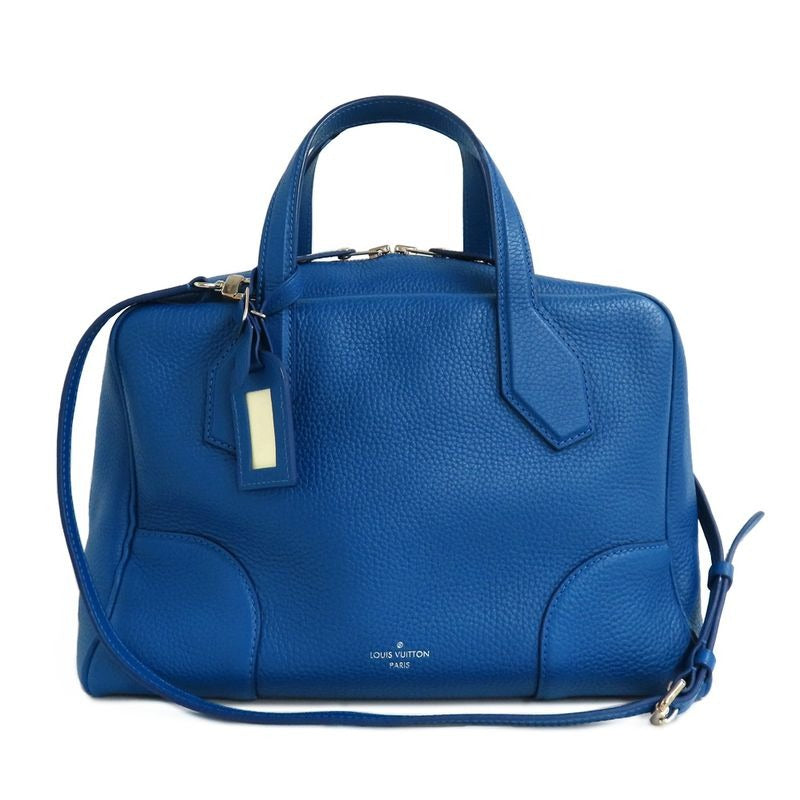 Louis Vuitton Dora Soft MM Shoulder Bag 2-Way Blue Silver