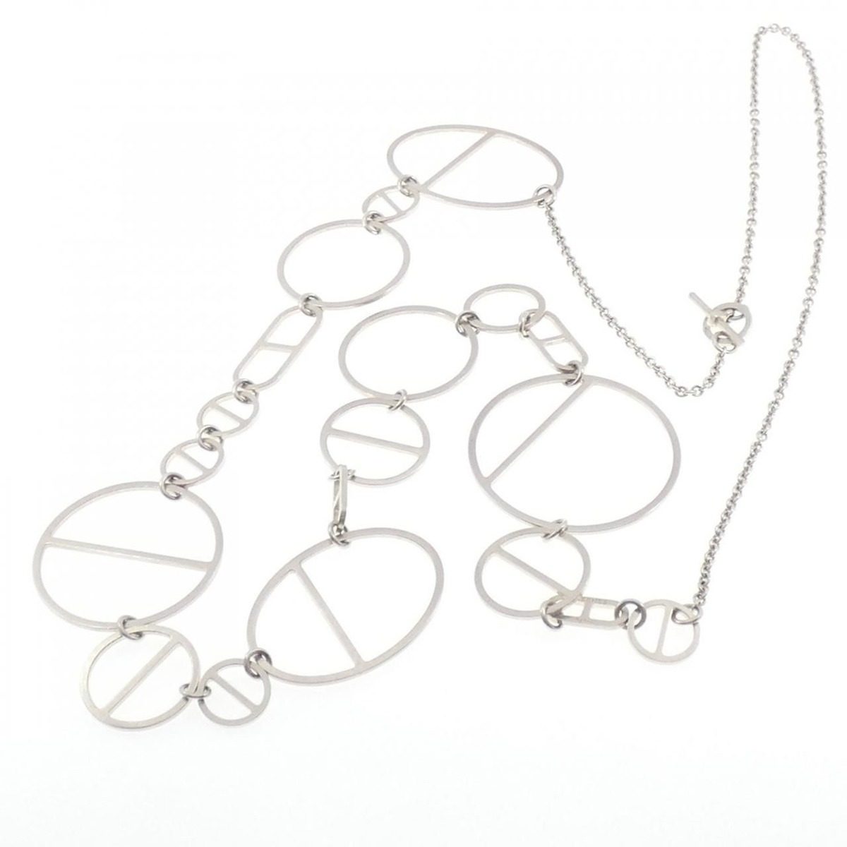 Hermes Vintage Necklace Silver — view 6