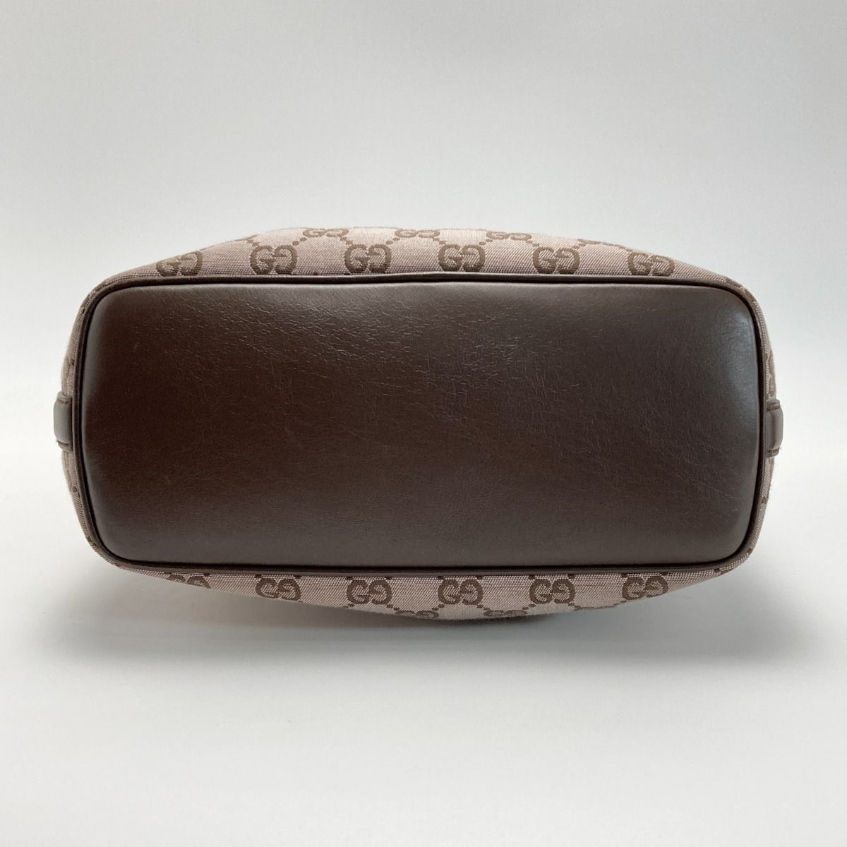 Gucci GG Canvas One Shoulder Bag 001･4288 Pink/brown Canvas X Leather with