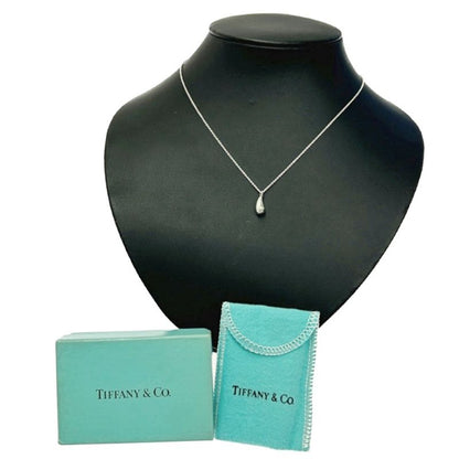 Tiffany & Co Silver Elsa Peretti Tia Dos Rop Necklace 2.9g 925 Engraved 404297