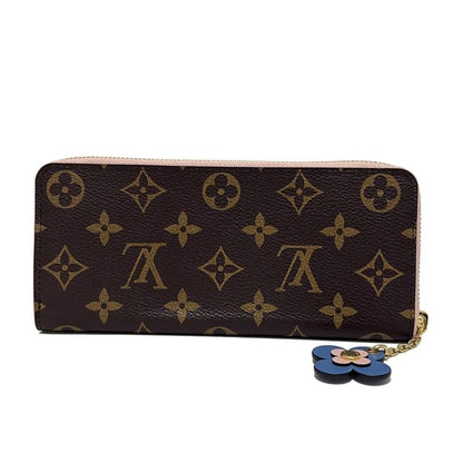 Louis Vuitton Long Wallet Monogram Portefeuille Cles Mance M63896 Rose Ballerine
