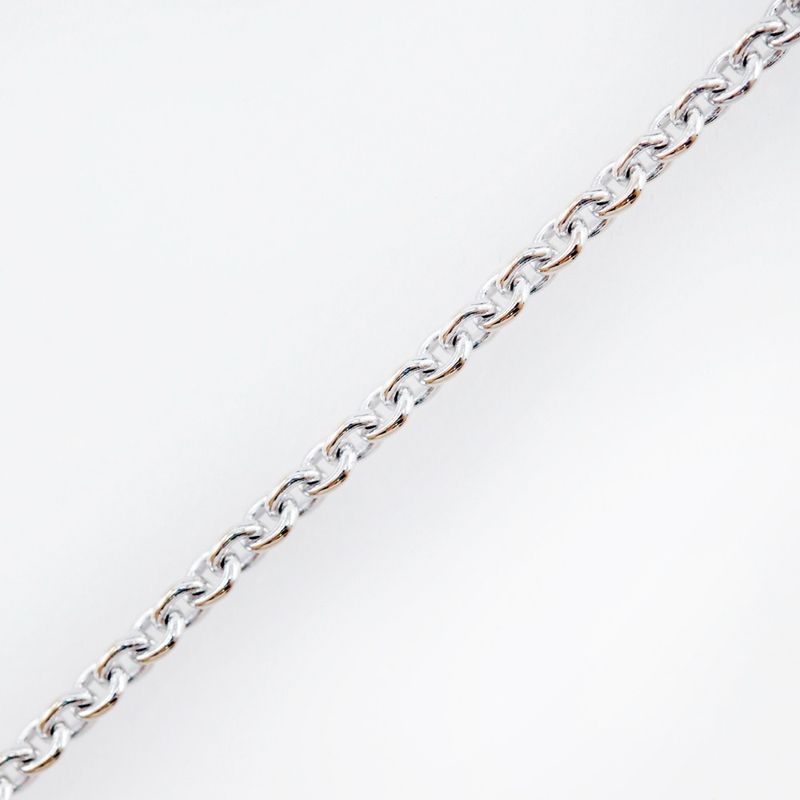 Tiffany & Co Atlas Open Bar 18kwhite Gold X Diamonds Ladies 6.6g Necklace