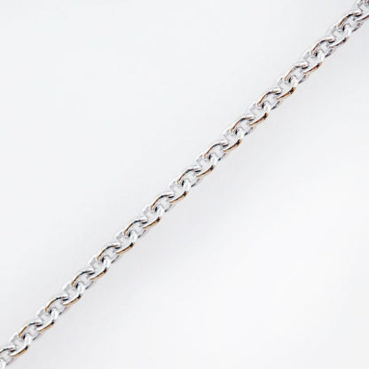 Tiffany & Co Atlas Open Bar 18kwhite Gold X Diamonds Ladies 6.6g Necklace