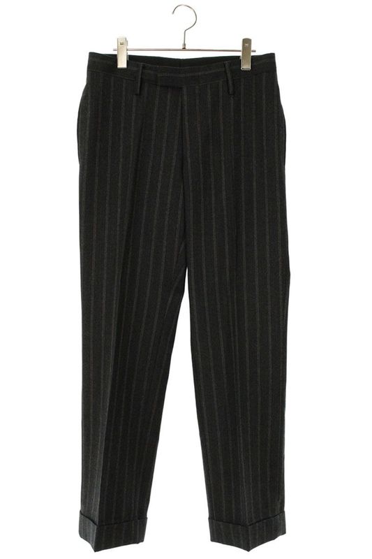 Gucci 21anfr Striped Wool Slacks Long Pants Men 46