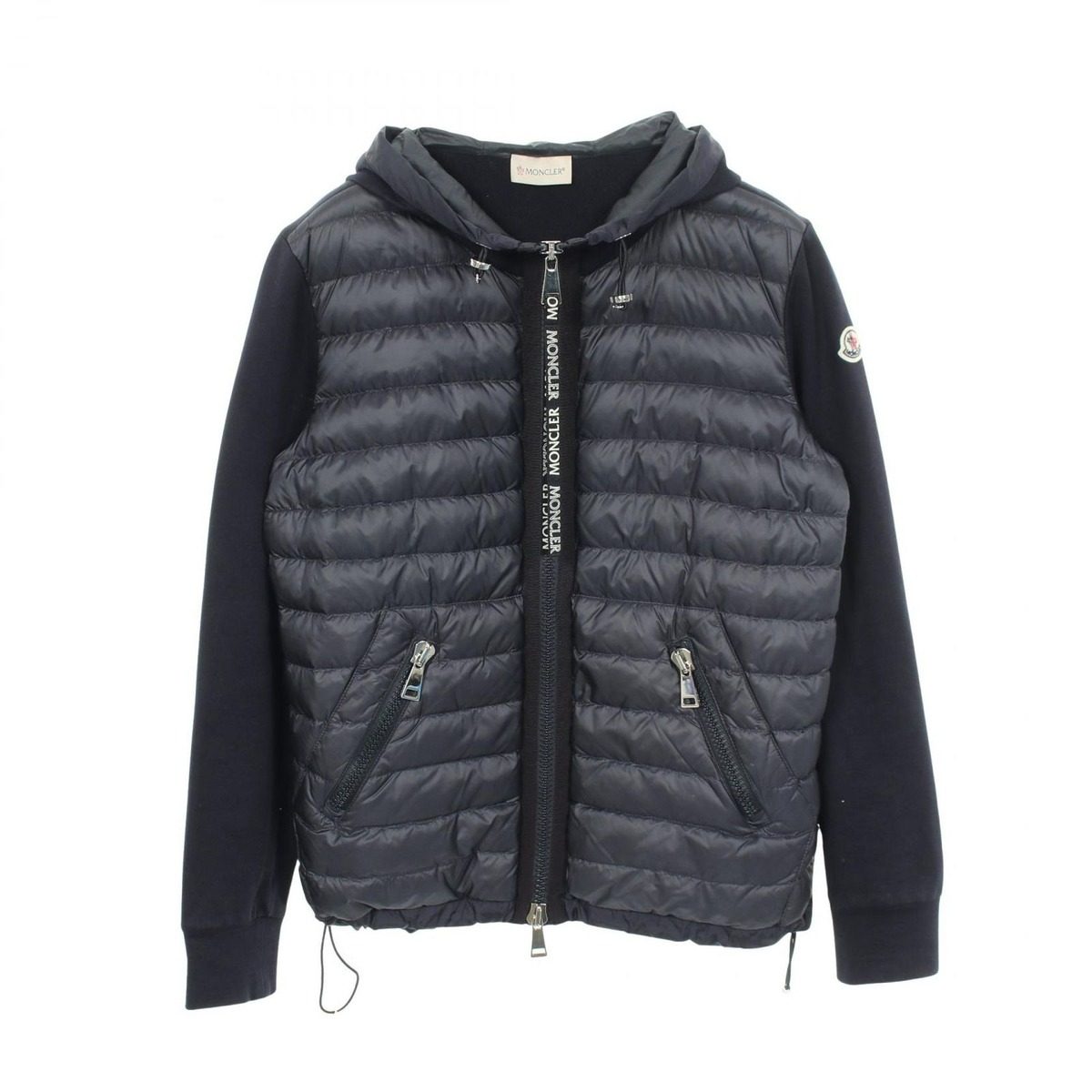 Moncler Down Jacket with Hood Switchable Nylon