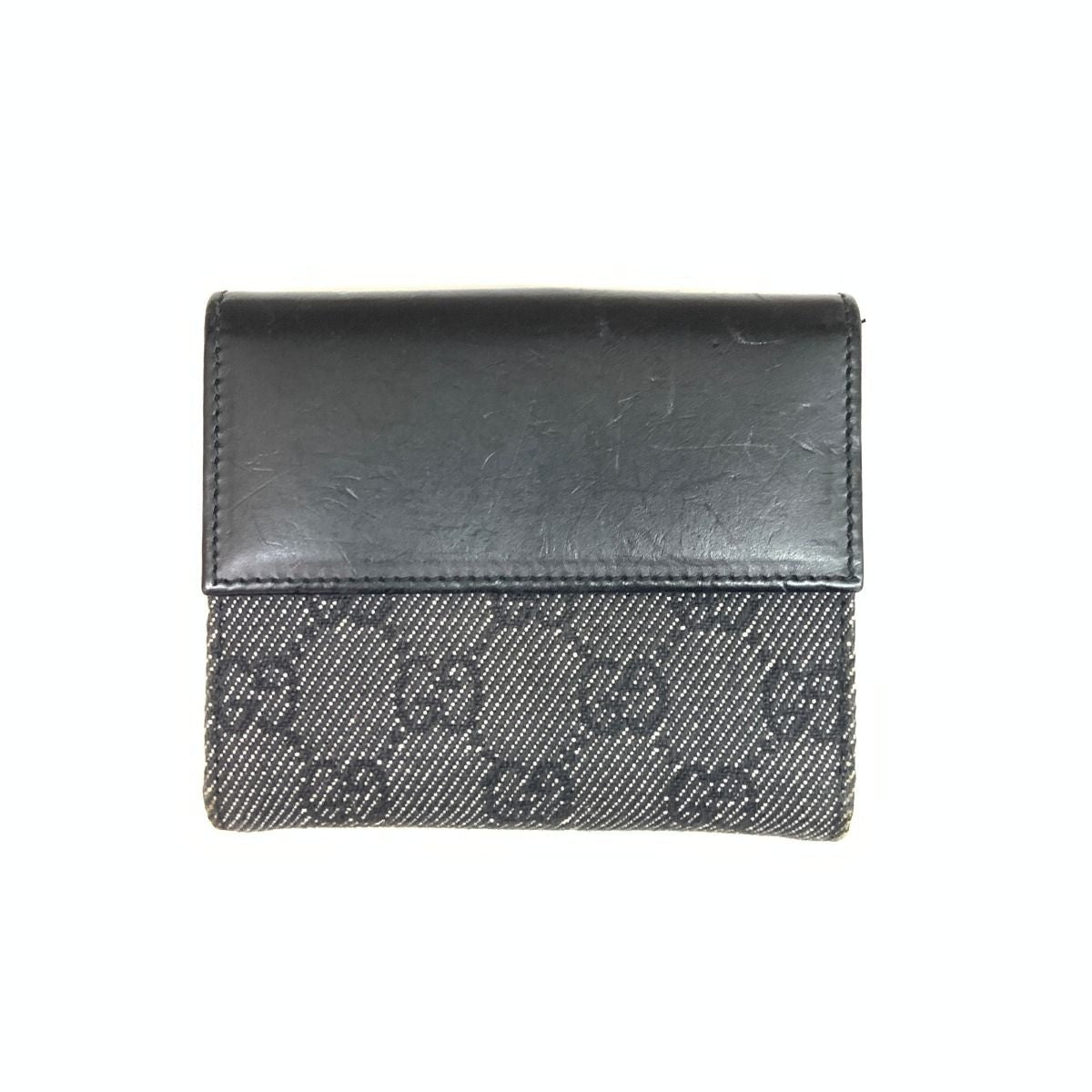 Gucci GG Canvas Jackie Bifold Wallet 05470-2126 Black