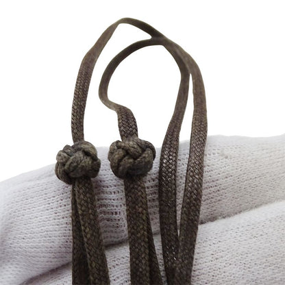 Hermes Necklace Tonkin Buffalo Horn Women's Branded Pendant Lacquer Yellow