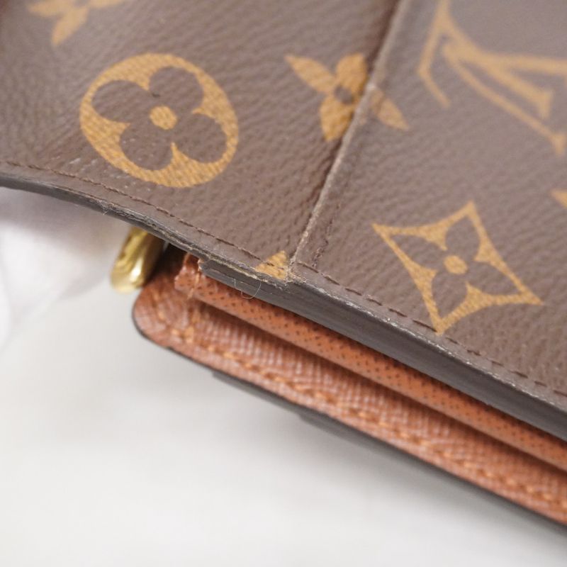 Louis Vuitton Long Wallet Monogram Portefeuille Sarah M60531 Brown Ladies