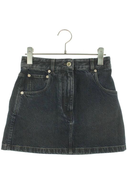 Louis Vuitton 24AW Rw242ww EFY Frjb01 Nautical LV Patch Denim Mini Skirt Women