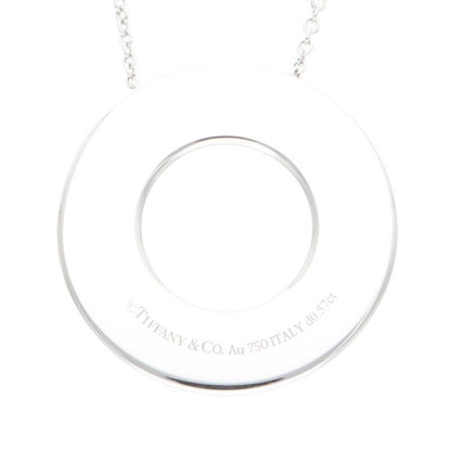 Tiffany & Co Atlas X Closed Circle Pendant Necklace Men's